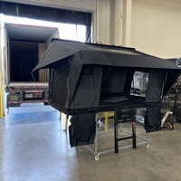 Tente de toit rigide en TPU à ouverture latérale, en aluminium, 4 saisons, pour camping sur le plateau de pick-up, SUV 4x4 tout-terrain