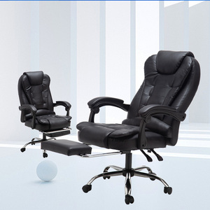 Soft Swivel <strong>Chair</strong> With Footrest Office Furniture Executive Recliner Boss <strong>Chairs</strong> Luxury PU Leather Office <strong>Chair</strong> - Product Image 6