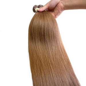 ผมต่อแบบแบน Rusa Hair เวียดนามแท้ เกรดเวอร์จิ้น  แบบเส้นเดียว  ถักสองชั้น สีน้ำตาลธรรมชาติ น้ำหนัก 100 กรัม - Product Image 1