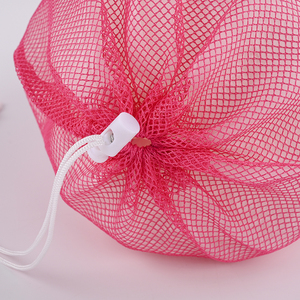 Customized Plastic Nylon <strong>Mesh</strong> Drawstring Sling <strong>Laundry</strong> <strong>Bag</strong> for Swimming - Product Image 4