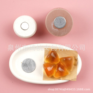 Imán de nevera con diseño moderno de postres del mercado matutino chino, juguete magnético de comida, regalo personal - Product Image 4