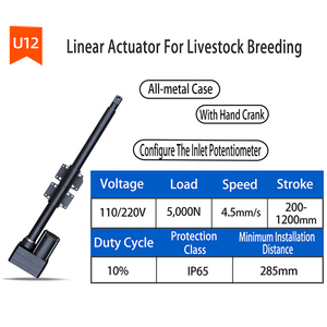 Thiết Bị Truyền Động Tuyến Tính 12V 24VDC 350N 500N 1000N 1500N 3000N 4000N 5000N 6000N 8000N <span class=keywords><strong>9000N</strong></span> 10000N 12000N - Product Image 6