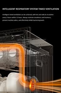 เครื่องล้างจานอัจฉริยะขนาดเล็ก 8-12 ชุด แบบฝังในตัว พร้อมระบบอบแห้งด้วยรังสียูวี สำหรับห้องครัว - Product Image 6