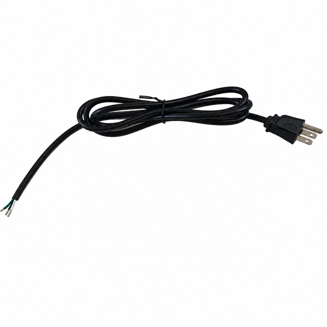 YR-020 Power Cord NEMA 5-15P 3 Prong 14AWG 3C 15A 125V UL