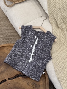 <span class=keywords><strong>Gilet</strong></span> Enfant Multi-Motifs Éléphant Floral Carreaux Double Couche Coton Spandex Doublure Mélange Soie Unisexe Sans Manches En Stock - Product Image 3