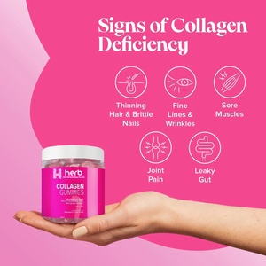 Complément alimentaire en gommes de collagène à marque privée OEM/ODM, blanchiment de la peau, hydratation, glutathion, gommes de collagène - Product Image 3