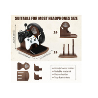 Support pour casque en bois, cadeau pour les joueurs