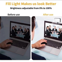 Anneaux d'éclairage compacts de remplissage de LED pour Smartphones Easy ClipOn Design