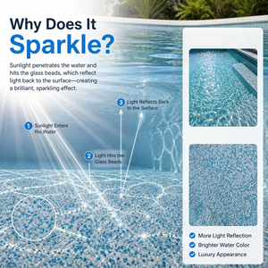 Finition <span class=keywords><strong>de</strong></span> <span class=keywords><strong>piscine</strong></span> en quartz coloré à granulats apparents, résistante au sel et à la corrosion, pour piscines <span class=keywords><strong>de</strong></span> hôtels et complexes balnéaires - Product Image 2