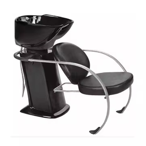 Shampoo Chair Backwash Unit / Shampoo Bowl and Chair Hair Salon Furniture / Salon Gold Shampoo Chair - Product Image 5