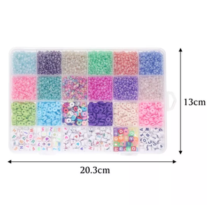 Top selling Europe Diy kids flat round heishi handmade clay beads box polymer