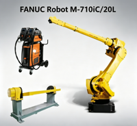 Cellule de soudage robotisée Fanuc M-710IC/20L 20kg 3110mm R-30ib Plus avec contrôleur et positionneur rotatif