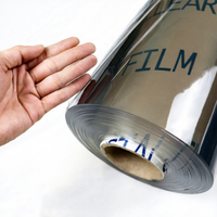 Film protecteur en PVC souple transparent YIHONG de qualité industrielle, résistant à l'humidité, 0,08 mm, rouleaux flexibles transparents, prix usine, usage chimique