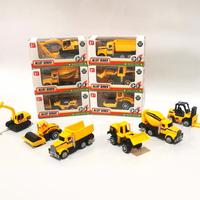 Miniature de voiture moulée sous pression 1:64, jouet en métal à rétrofriction, modèle de véhicule de construction et de sauvetage en alliage, pour enfants, vente en gros