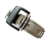 Nouvelle boucle de montre papillon en acier inoxydable 2026, finition polie exquise, boucle de remplacement pour montres de sport