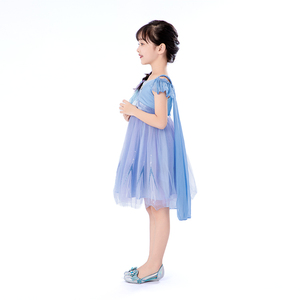 <span class=keywords><strong>Vestido</strong></span> <span class=keywords><strong>de</strong></span> Fiesta Infantil <span class=keywords><strong>de</strong></span> Tul con Lentejuelas con Estampado <span class=keywords><strong>de</strong></span> Hielo, Estilo Princesa Disney, para Navidad - Product Image 3