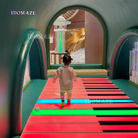 Parc sportif multifonctionnel, jeux interactifs pour enfants en intérieur, jeux de sol immersifs, jeux de sol interactifs à LED, jeu d'activation de sol à l'échecs