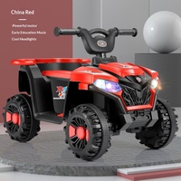 Voiture de plage électrique à quatre roues pour enfants, poussette jouet en plastique rechargeable pour bébés et enfants