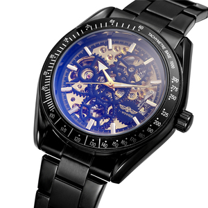 Reloj de Pulsera para Hombre Winner 8152, Marca de Lujo, Acero Inoxidable, Diseño Esqueleto, Mecánico Automático, Montre Homme - Product Image 4