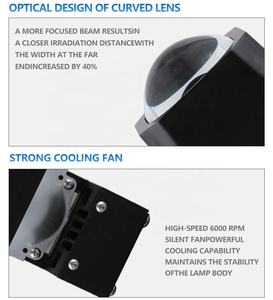 IDISON J1 <span class=keywords><strong>1</strong></span>,<span class=keywords><strong>5</strong></span> pulgadas Hid Mini lente de proyector LED Super Heat Rejection 6500K lámpara de cabeza delantera para todos los coches nuevas tendencias para Prius - Product Image 3