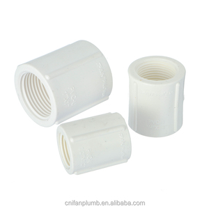 Ifan White Color Pvc Pipe Fittings Elbow Socket Tee Plumbing Pvc Pipe Fitting For Water Supply