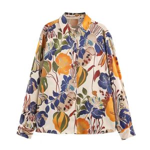 Camisa de Poliéster Estampada para Mujer, Verano, Casual, Transpirable, Moderna y Versátil - Product Image 2