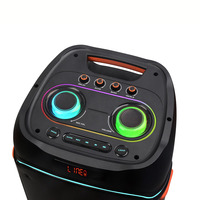 Altavoz De Karaoke Baffle Bluetooth Con Micro Sans Fil Dual 8 Pulgadas Mejor Altavoz De Karaoke Portátil con Micrófono y Bluetooth