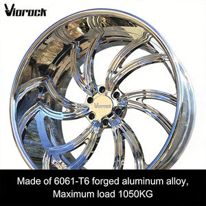 Jantes de camion forgées en alliage d'aluminium Viorock personnalisées 24x12 24x14 26x14 26x16 20x12 20x14 pouces 6x135 adaptées aux <span class=keywords><strong>PLAGUE</strong></span> DR GMC DENI - Product Image 5