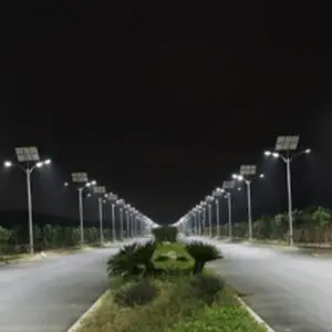 Hishine alta potencia 70W 10OW 150W luces LED solares al aire libre impermeable Ip66 Split Led Luz de calle Solar para iluminación de ciudad inteligente