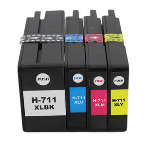 Compatible HP711XL <span class=keywords><strong>T120</strong></span>/T520/Designjet T530 <span class=keywords><strong>Plotter</strong></span> para cartuchos-Paquete a granel a todo color - Product Image 1