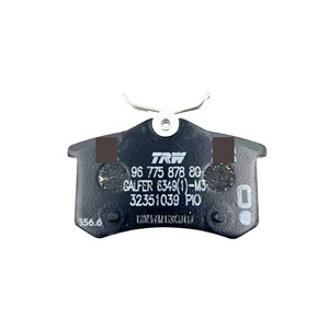 1668247480 1607083280 1631831780 1616872680 Plaquettes de frein arrière pour Peugeot <span class=keywords><strong>208</strong></span> 301 2008 308 408 Citreon C2 C3 C4 DS3 DS4 - Product Image 2