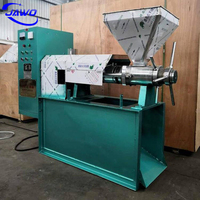 Machine automatique à presser l'huile de soja Machine à presser l'huile de palme à double vis