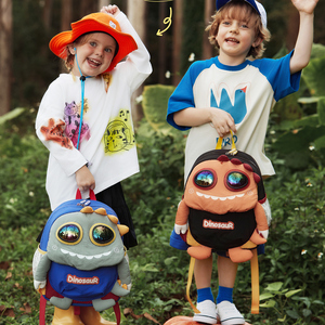 Nuovo <span class=keywords><strong>Zaino</strong></span> per Bambini a Forma di <span class=keywords><strong>Dinosauro</strong></span> Cartoonesco, Leggero, Multistrato, Grande Capacità, Impermeabile, per la Scuola - Product Image 2