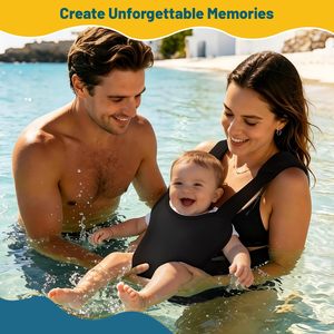 <span class=keywords><strong>Porte</strong></span>-bébé Ergonomique Premium en Néoprène – Sac Portable Chaud et Sûr pour Bébé, Idéal pour l'Eau et la Terre, Étanche, avec Bretelles Réglables - Product Image 3