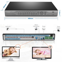 32CH BNC CCTV 1080P 2MP 5MP HD Caméra AHD Dvr Kit Système de vidéosurveillance de sécurité avec 32 Bullet Kit de caméra extérieure