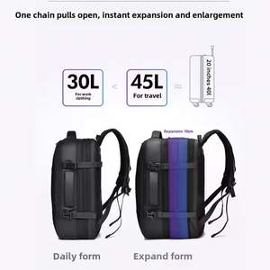 Sac à dos d'affaires extensible Grande capacité Séparation sec-humide Voyage Décontracté Sac de sport Sac à dos pour ordinateur portable imperméable - Product Image 3