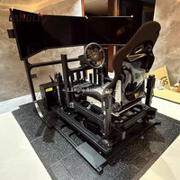 Cadre Cockpit Racing Simulator Pc Para Simulador De Vuelo Motion Simulator Actuator Sim Rig 6dof Racing Simulator Racing Sim