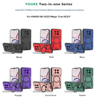 Coque de téléphone hybride TPU PC avec support anneau magnétique Lichicase pour Honor X8D Magic 8 Pro – Prix de gros