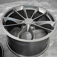 Jantes en alliage forgé PWC Gunmetal à cinq branches, OEM ODM, vente en gros pour ateliers de tuning et distributeurs