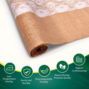 Natural Eco-friendly Customizable Stripe Cotton Woven <strong>Table</strong> <strong>Runner</strong> for Christmas Weddings - Product Image 2