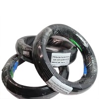Cable de Fibra Óptica Monomodo LC LC Blindado Negro de 2 y 4 Hilos para Exteriores con Carrete de Cable para Eventos en Vivo