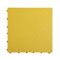 Dalles de sol en plastique pour garage, 40*40*1.8cm, en PP, à emboîtement, solides, durables, pour garage et lavage de voitures