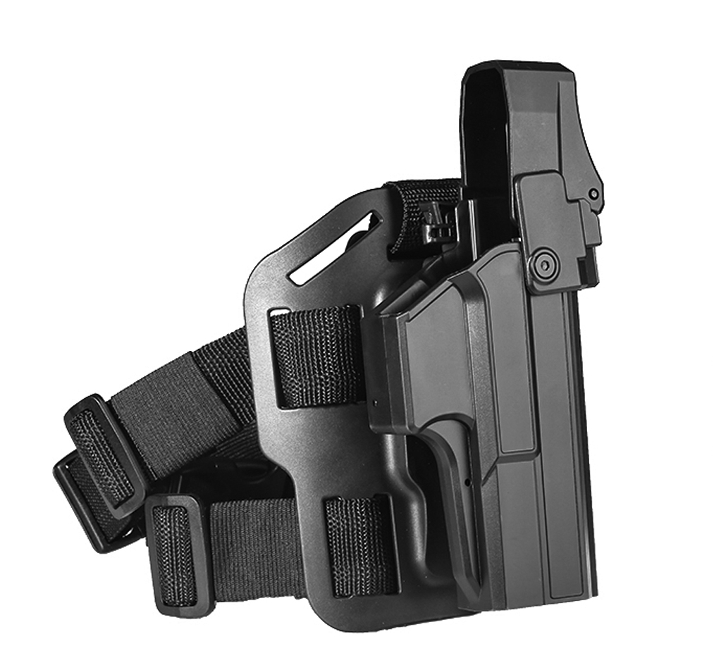 tege owb 3级枪套,用于glock 17/22/31军警用品值班腿套,带下降腿平台