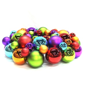 <span class=keywords><strong>Porta</strong></span> per decorazione albero di <span class=keywords><strong>natale</strong></span> appesa 33cm ghirlanda di palline colorate di <span class=keywords><strong>natale</strong></span> con base in plastica - Product Image 3