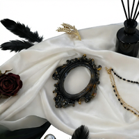 Mini cadre photo vintage en résine noire et or, accessoire de présentation de bijoux, accessoires de photographie, décoration intérieure, vente en gros