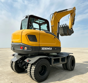 Nouvelle pelle sur pneus XE60WGA de 6 tonnes : Arrêtez de perdre du temps de transport, rapide, mobile, puissante, fiable, directement de l'usine - Product Image 2