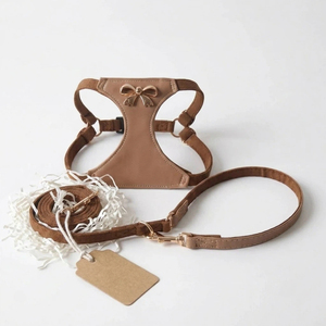 Wholesale Luxury Pet Back Harness Pet Dog Harness Hot Selling Factory Price Customized Cat Chest <b>Strap</b> Heavy Duty Dog Leash Set - Product Image 1