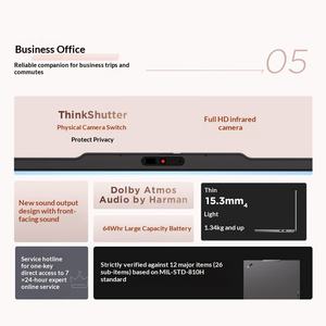 Nuevo Ultrabook Intel ThinkPad E14 de 14 Pulgadas para Negocios, Oficina y Estudiantes, <span class=keywords><strong>con</strong></span> Windows 11, 120Hz y SSD - Product Image 5