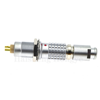 FGG EGG 1B 2 Pin Push Pull Circular Connector FGG.1B.302.CLAD42Z / EGG.1B.302.CLL Self Locking Plug Socket for Industrial