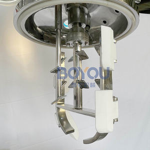 100L Cosméticos para el cuidado de la piel Crema Gel Pasta de dientes Máquina mezcladora emulsionante al vacío con homogeneizador DE ALTO cizallamiento - Product Image 5